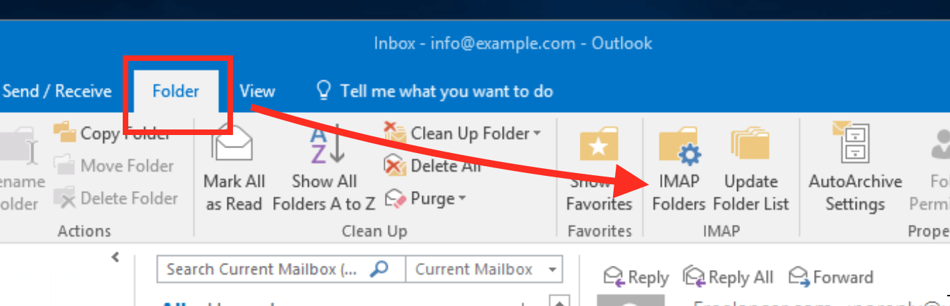 Outlook-IMAP-Folders-button